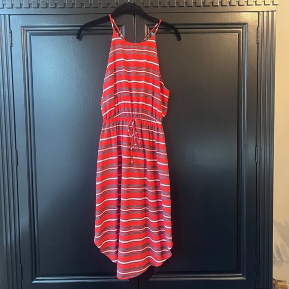 Soprano - Striped elastic waist racer back dress - Size Small - Picture 1 of 5